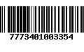 Código de Barras 7773401003354