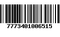 Código de Barras 7773401006515