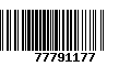 Código de Barras 77791177