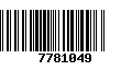 Código de Barras 7781049