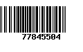 Código de Barras 77845504