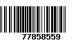 Código de Barras 77858559