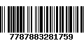 Código de Barras 7787883281759