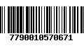 Código de Barras 7790010570671