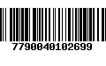 Código de Barras 7790040102699