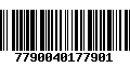 Código de Barras 7790040177901