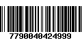 Código de Barras 7790040424999