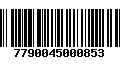 Código de Barras 7790045000853