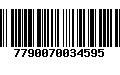 Código de Barras 7790070034595