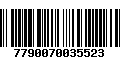 Código de Barras 7790070035523