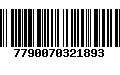 Código de Barras 7790070321893