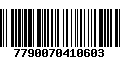 Código de Barras 7790070410603