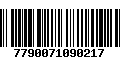 Código de Barras 7790071090217