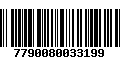 Código de Barras 7790080033199