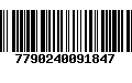 Código de Barras 7790240091847