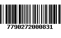 Código de Barras 7790272000831