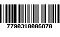 Código de Barras 7790310006870