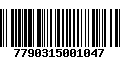 Código de Barras 7790315001047