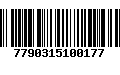 Código de Barras 7790315100177