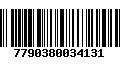 Código de Barras 7790380034131