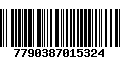 Código de Barras 7790387015324