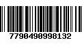 Código de Barras 7790490998132