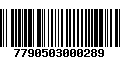 Código de Barras 7790503000289