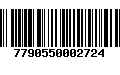 Código de Barras 7790550002724