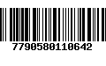 Código de Barras 7790580110642