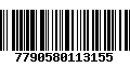 Código de Barras 7790580113155