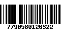 Código de Barras 7790580126322