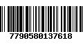 Código de Barras 7790580137618