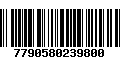 Código de Barras 7790580239800