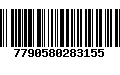 Código de Barras 7790580283155