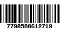 Código de Barras 7790580612719