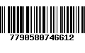 Código de Barras 7790580746612