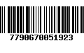 Código de Barras 7790670051923