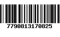 Código de Barras 7790813170825