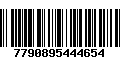 Código de Barras 7790895444654