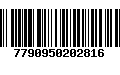 Código de Barras 7790950202816