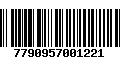 Código de Barras 7790957001221