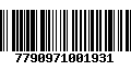 Código de Barras 7790971001931