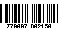 Código de Barras 7790971002150