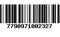 Código de Barras 7790971002327