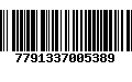 Código de Barras 7791337005389