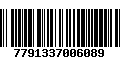 Código de Barras 7791337006089