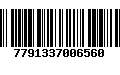 Código de Barras 7791337006560