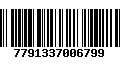 Código de Barras 7791337006799