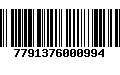 Código de Barras 7791376000994