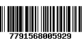 Código de Barras 7791568005929